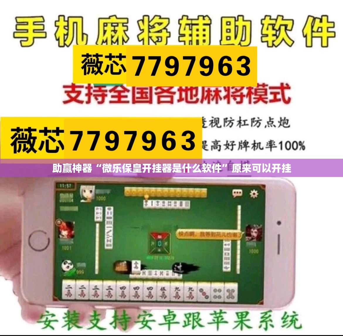 助赢神器“微乐保皇开挂器是什么软件	”原来可以开挂