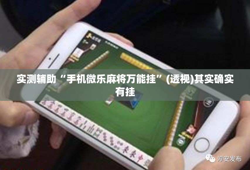 实测辅助“手机微乐麻将万能挂	”(透视)其实确实有挂