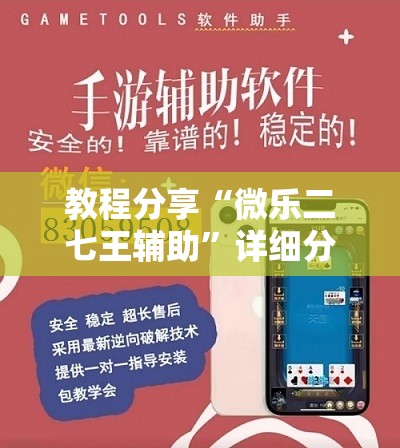 教程分享“微乐二七王辅助	”详细分享装挂步骤
