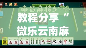 教程分享“微乐云南麻将亲友房开挂”开挂(透视)辅助教程
