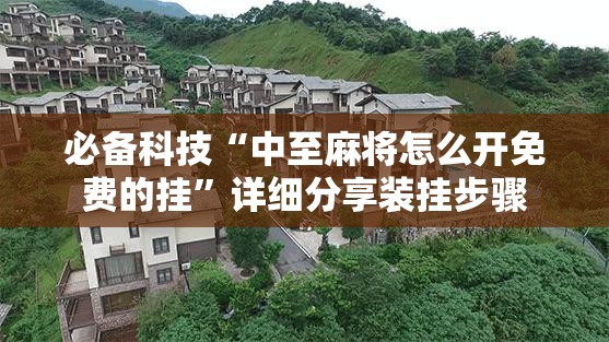 必备科技“中至麻将怎么开免费的挂”详细分享装挂步骤