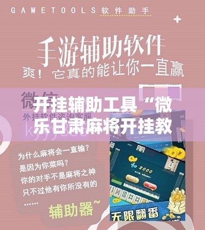 开挂辅助工具“微乐甘肃麻将开挂教程”开挂详细教程