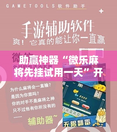助赢神器“微乐麻将先挂试用一天”开挂辅助脚本+详细开挂安装教程