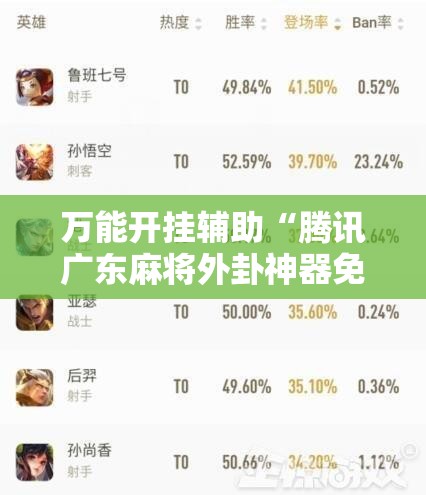 万能开挂辅助“腾讯广东麻将外卦神器免费下载安装”详细分享装挂步骤