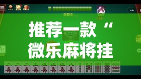 推荐一款“微乐麻将挂试用一天”详细开挂教程