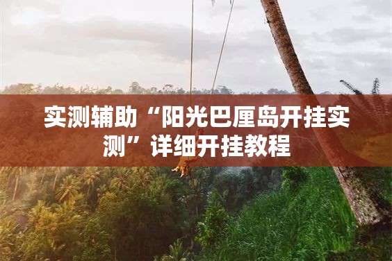 实测辅助“阳光巴厘岛开挂实测	”详细开挂教程