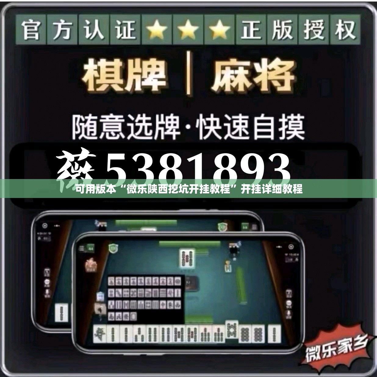 可用版本“微乐陕西挖坑开挂教程	”开挂详细教程
