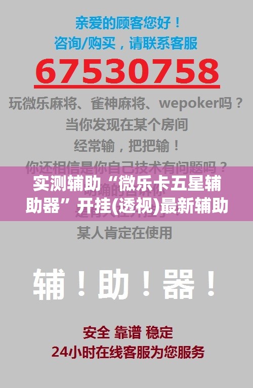 实测辅助“微乐卡五星辅助器”开挂(透视)最新辅助详细
