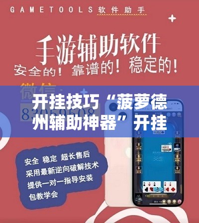开挂技巧“菠萝德州辅助神器	”开挂辅助脚本+详细开挂安装教程