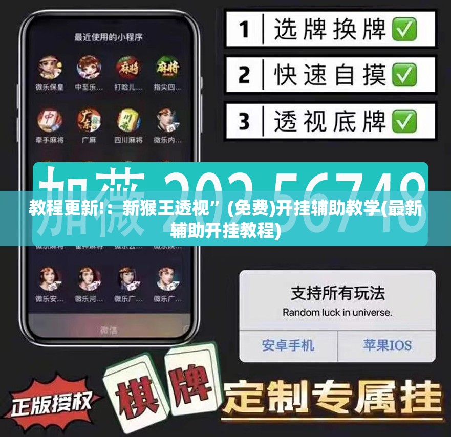 教程更新!：新猴王透视”(免费)开挂辅助教学(最新辅助开挂教程)