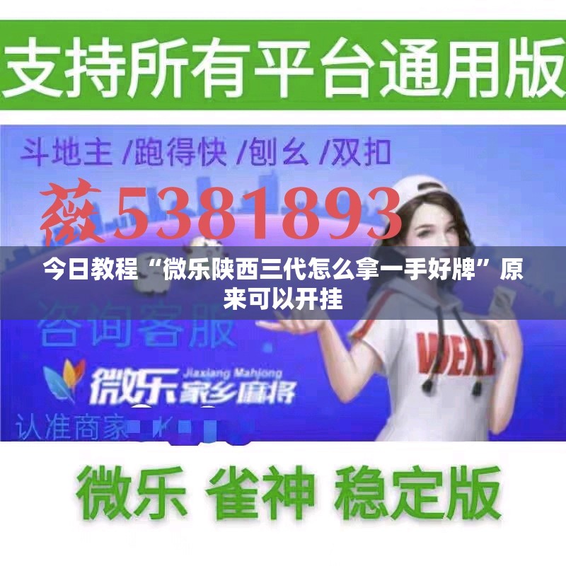 今日教程“微乐陕西三代怎么拿一手好牌”原来可以开挂