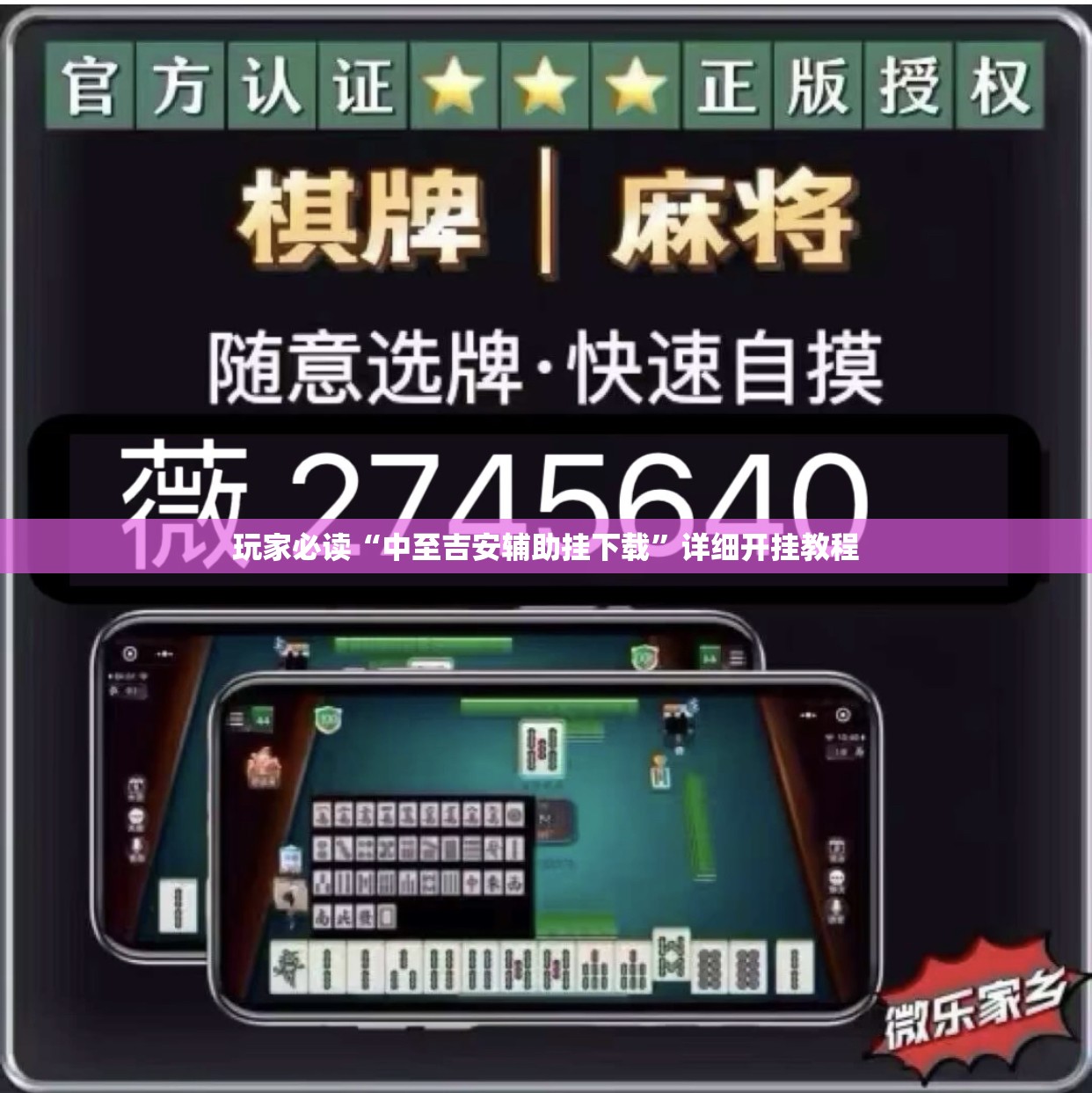 玩家必读“中至吉安辅助挂下载”详细开挂教程