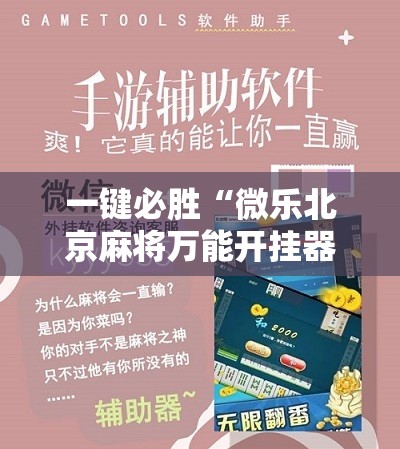 一键必胜“微乐北京麻将万能开挂器”开挂辅助脚本+详细开挂安装教程
