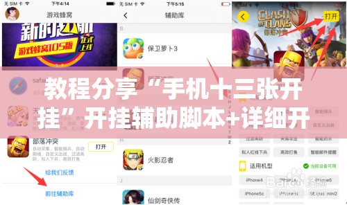 教程分享“手机十三张开挂”开挂辅助脚本+详细开挂安装教程
