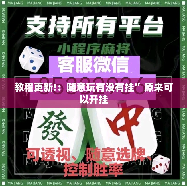 教程更新!：随意玩有没有挂”原来可以开挂