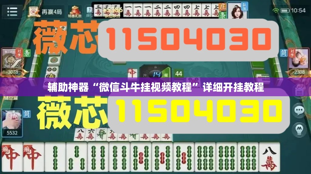 辅助神器“微信斗牛挂视频教程”详细开挂教程