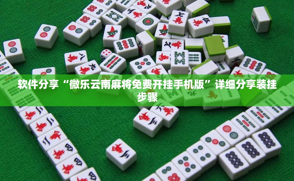 软件分享“微乐云南麻将免费开挂手机版”详细分享装挂步骤