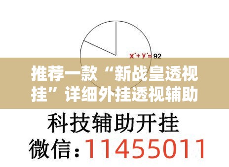 推荐一款“新战皇透视挂	”详细外挂透视辅助软件教程