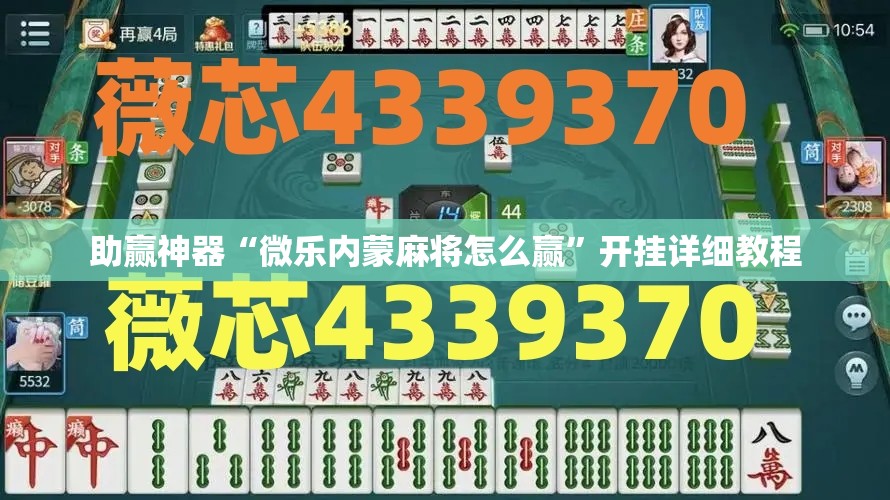 助赢神器“微乐内蒙麻将怎么赢	”开挂详细教程