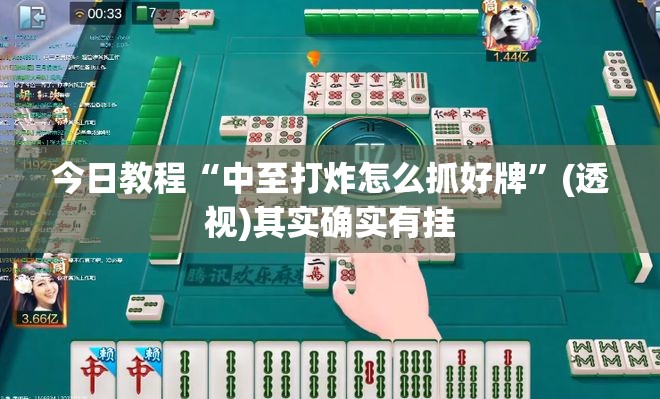 今日教程“中至打炸怎么抓好牌”(透视)其实确实有挂
